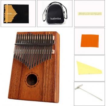 17-Key Acacia Kalimba with Convenient Access