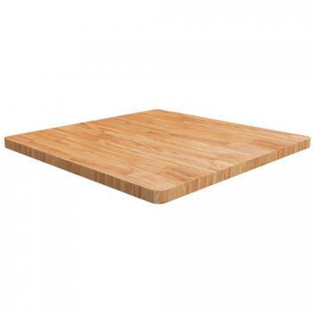 VidaXL Hellbraune Tischplatte 90x90cm aus behandelter Eiche