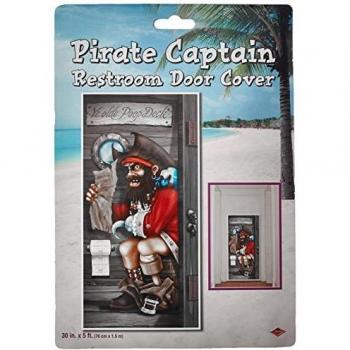 Beistle 57086 Piratenkaptain WC-Deckel – 30 Zoll (5‑Fuß)