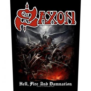 Fusión Saxon: Fuego, Inferno y Pérdida Parche Retro