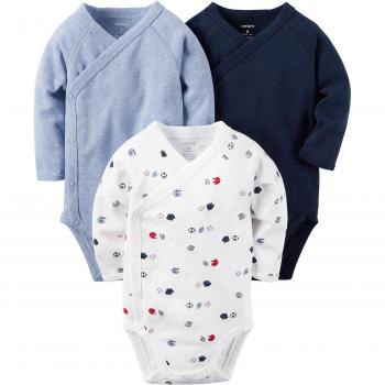 Carter's Baby Boy Bodysuit Variety Pack (Newborn)