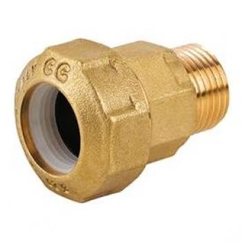 Raccordo Maschio PE in Ottone