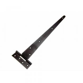 Rust-Resistant Gate Shed Door Tee T Hinge Kit, 18 Inch, 450mm, Black (25 Pairs)