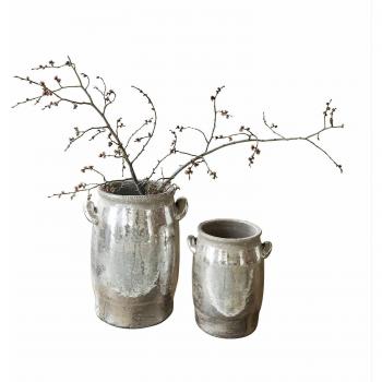 Eleganteque 2er Set Tischvasen Silber