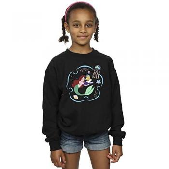 Pull à capuche enfant Disney La Petite Sirène lecture