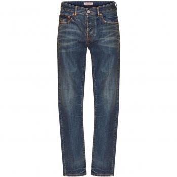 Valentino Men's Blue Carrot-Fit Jeans W31