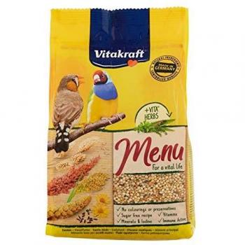 Vitakraft Exotic Bird Seed Mix with Sun Ripened Seeds and Cereals