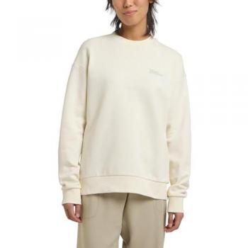 Donna Jack Wolfskin Felpa Essential Crewneck Bianco S