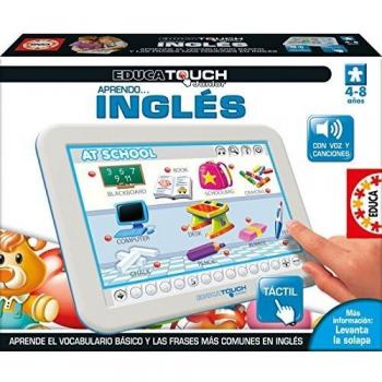 Educa Touch Junior Learn English Educational Game for Kids, Multi-Color
