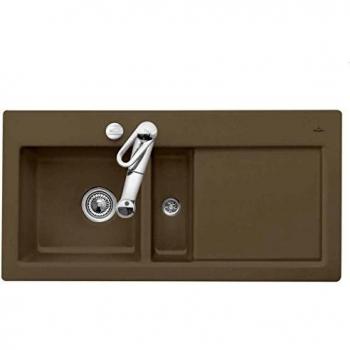 Evier Villeroy & Boch 100 x 51 cm avec égouttoir à droite