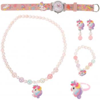 Montre Licorne Perles