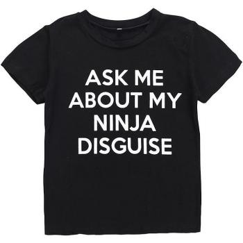 Camiseta Humorística de Ninja para Niño
