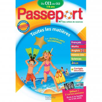 Passeport de CE1 au CE2 : 7/8 ans