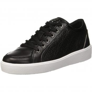 Baskets Guess Femme Glinna cuir logo 4G semelle gomme