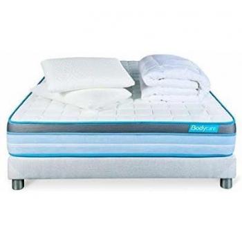 Pack literie 140x200 Mousse à mémoire de forme ultra épaisseur