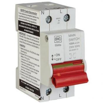 MK 5500S 100 A Main Switch Disconnector (Double Pole)