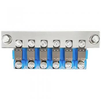 Victron Energy High Current Busbar for 6 Modular Fuse Holders with Mounting Plate