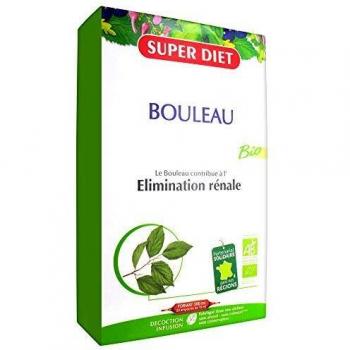 Bouleau Bio SuperDiet 20 ampoules de 15ml