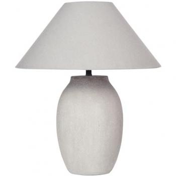 Lampadaire en céramique gris clair – modèle Beliani