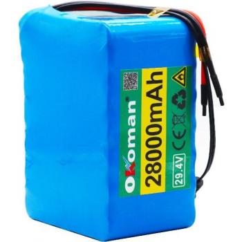 Kit batterie 29,4 V 28000 mAh 7S5P 250 W Li‑Ion pour mobilité électrique – protection BMS + chargeur