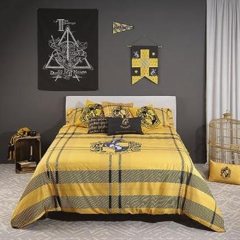 Cama Encantada: Funda Nórdica Extrasuave Hufflepuff