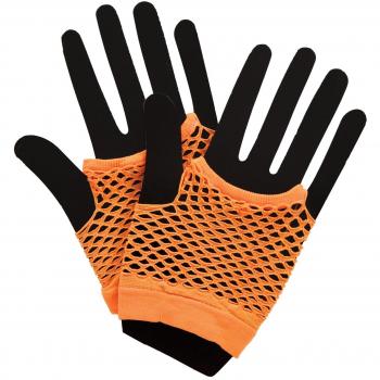 Vintage Retro 80's Neon Net Gloves