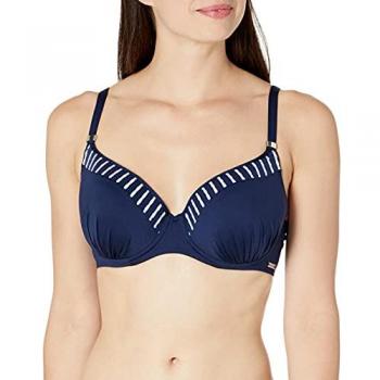 Haut de bikini bleu avec coque