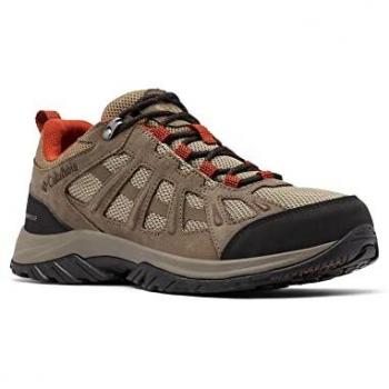 Wanderschuh COLUMBIA REDMOND™ III WATERPROOF, Gr. 47, braun (pebble, schwarz sienna), Synthetik, Schuhe, wasserdicht