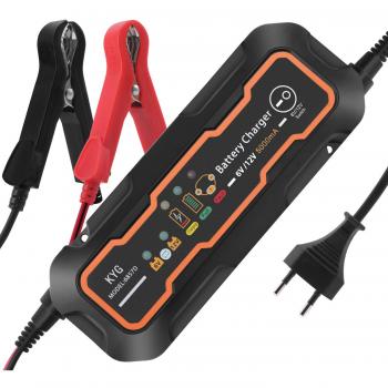 KYG Caricatore Multi-Protezione 6V/12V per Veicolo