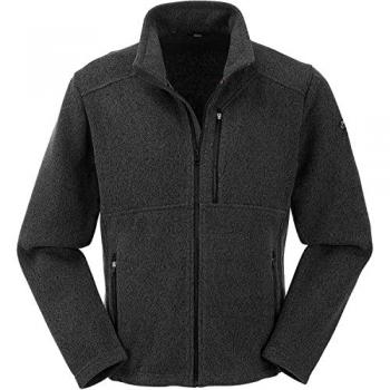 MAUL Herren Funktionsjacke Oberstdorf II Strickfleece Schwarz 52