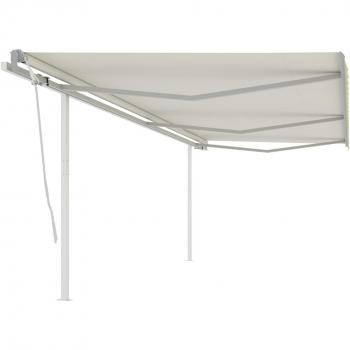 Suntent + VidaXL Toldo Retráctil 6x3,5 m en Color Crema