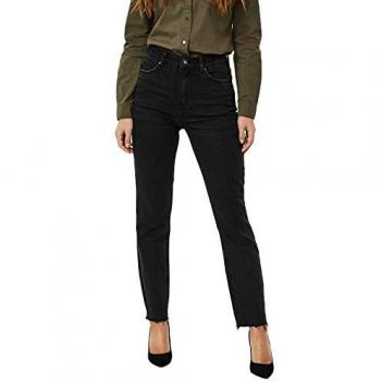 Vero Moda Jeans Straight Fit Femme – Noir Cheville