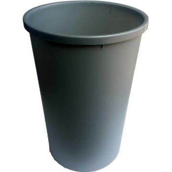 Large Silver Office Garbage Bin