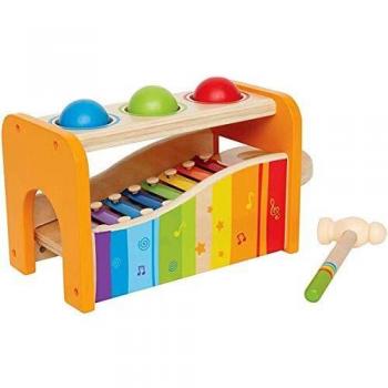 Hape Pound and Tap Bench with Slide Out Xylophone