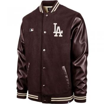 Blouson MLB Los Angeles Dodgers – Couleur Marron – Taille 47 – Hommes et Femmes