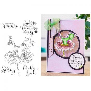 4x6 Cute Dragon Stamp Set for DIY Scrapbooking and Card Crafts