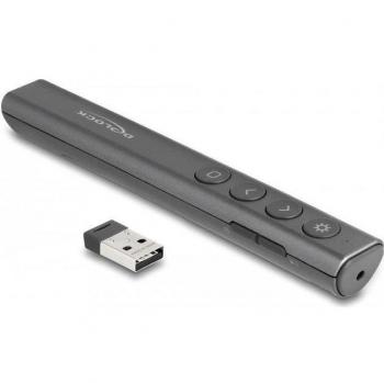 DeLOCK 64250 apuntador inalámbrico antracita