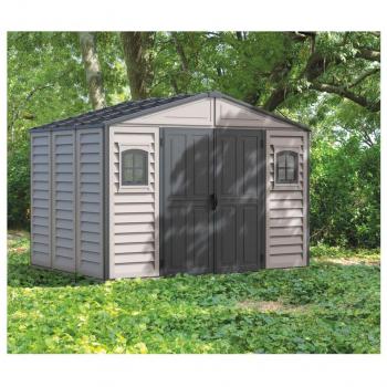 Abri de jardin PVC GRIS FONCÉ PREMIUM