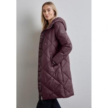 STREET ONE Steppjacke mit Rundhals & Kapuze, Damen 42