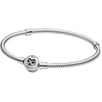 Pulsera Pandora Cadena de Serpiente con Cierre Infinito
