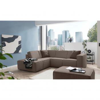 TRENDMANUFAKTUR Ecksofa »Dice« mit flexibler Sitztiefe