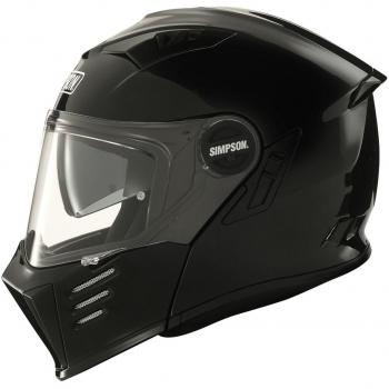 Simpson Darksome Casco Solido 06 Nero XS