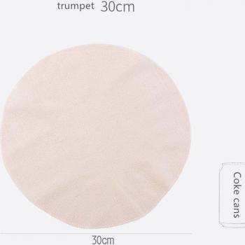 Tapis rond avec tiroir pour petits pains