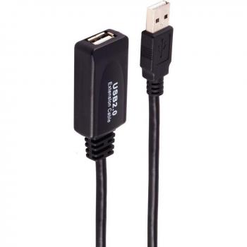 Long‑Range USB 2.0 Active Extension 20m, A‑to‑B