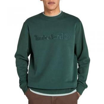 Timberland Men's Dark Green Hampton Crew Sweatshirt – Large