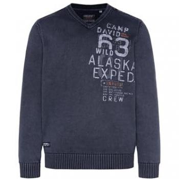Pullover Camp David Rosso Vibrante