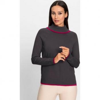 HEINE Strickpullover mit Rollkragen für Damen