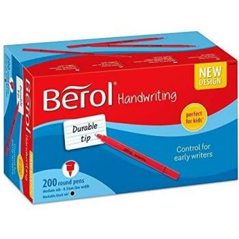 Berol Handwriting Pen Black Pack of 200 2056778 BR87929