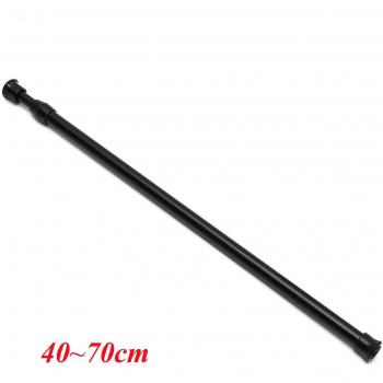 Tringle noire télescopique réglable pour fenêtre et douche