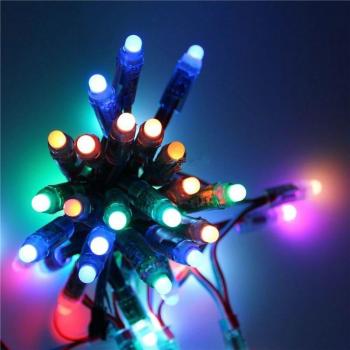 50pc Full Color LED Pixel String WS2811 12mm 5V IP68